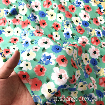 Verão Pequena Flor Rayon Normal Impresso